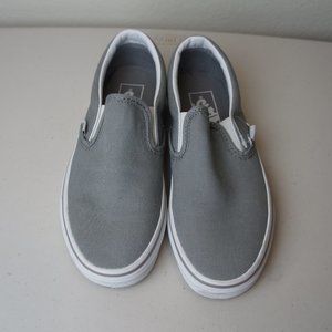 VANS WOMENS 6.5 SHOES  WHITE GREY
